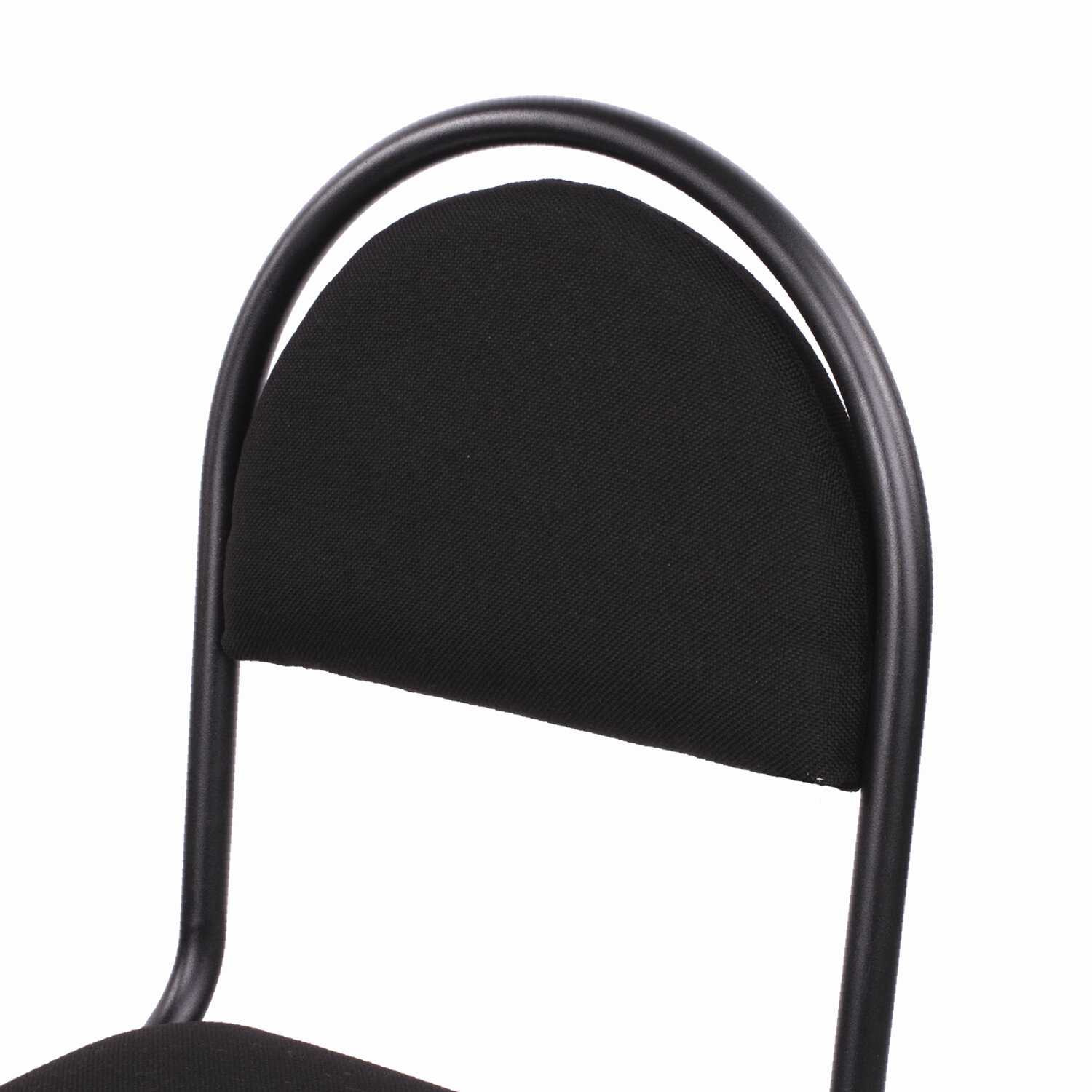 стул для посетителей рс 00л черный каркас кожзам черный